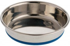 OurPets Premium Rubber Bonded Stainless Steel Cat Bowl Silver 1ea/8 oz