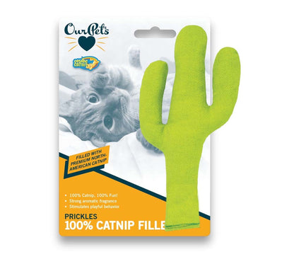 OurPets Cosmic Prickles Cactus Catnip Toy Green 1ea