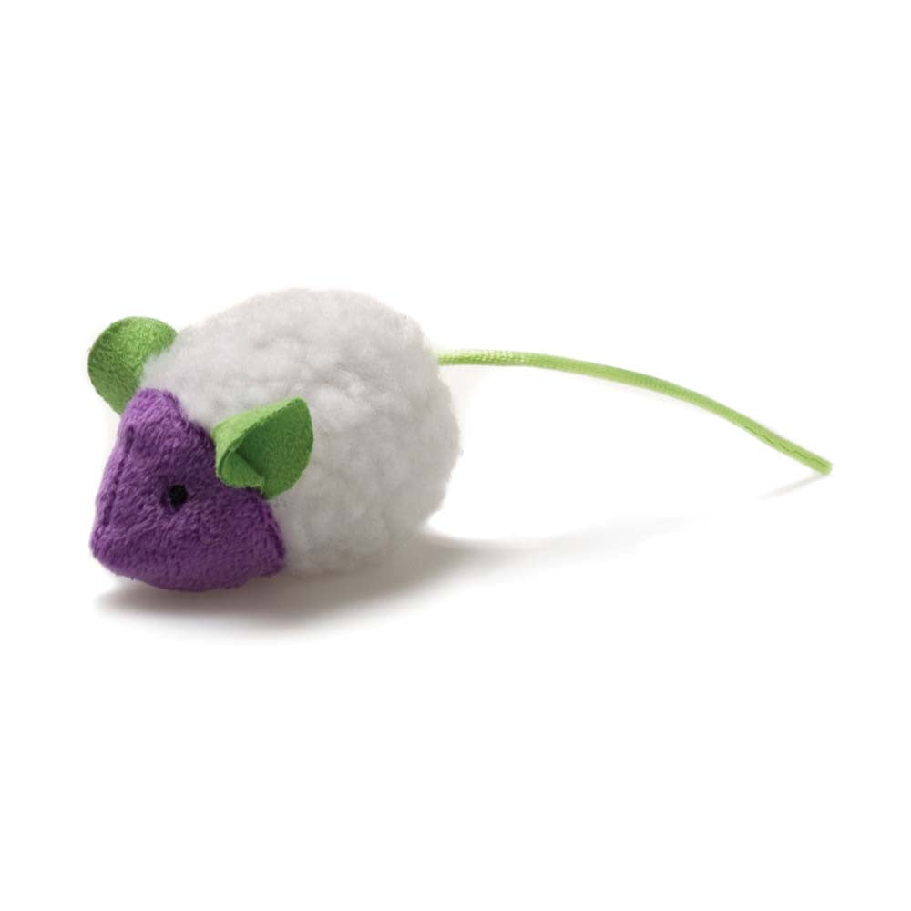 OurPets Mouse in Sheep's Clothing Catnip Toy White, Purple 1ea