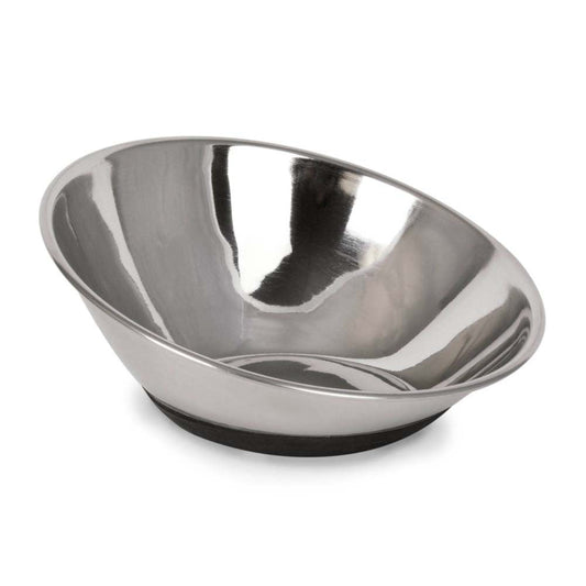 OurPets Tilt-a-Bowl Silver 1ea/SM