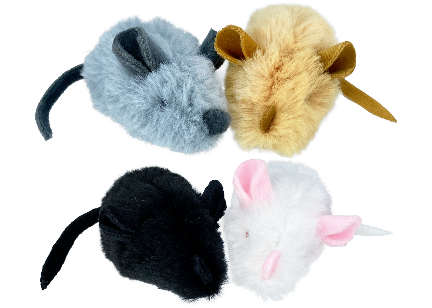 Multipet Eco Mice Cat Toy 2Pk 6"