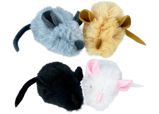 Multipet Eco Mice Cat Toy 2Pk 6"