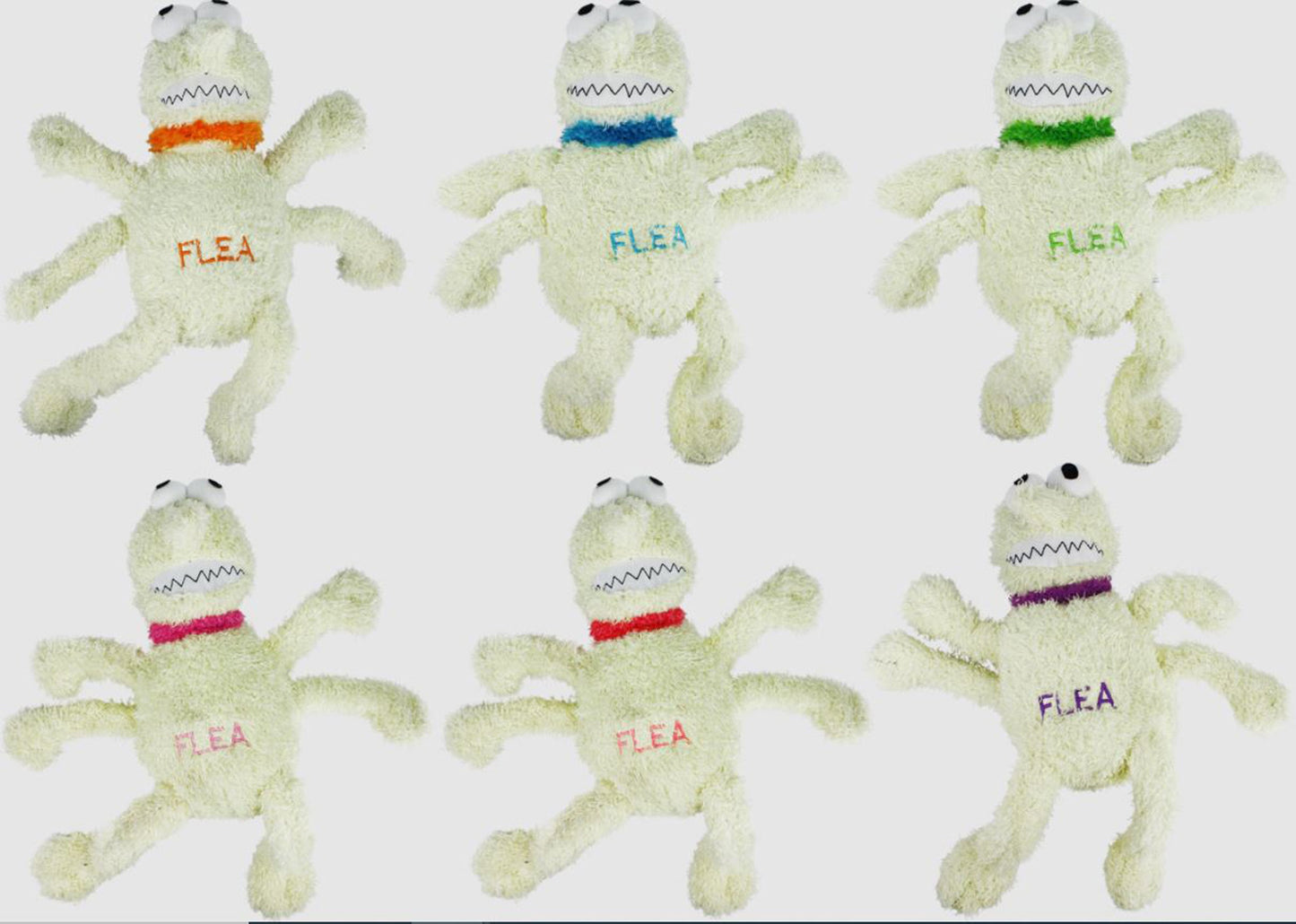 Multipet Flea Bite Me Dog Toy Assorted 1ea/12 in