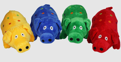 Multipet Globlets Plush Dog Toy Pig Assorted 1ea/9 in