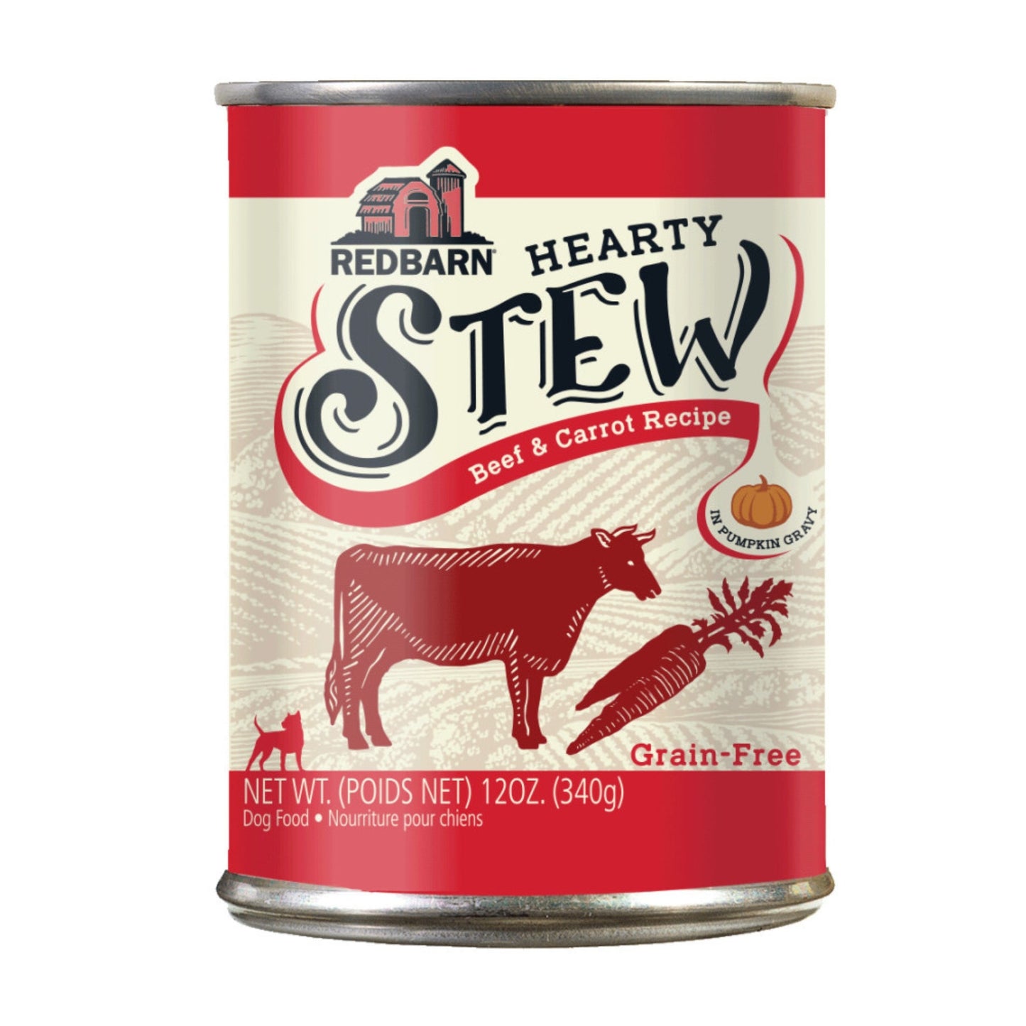 Redbarn Pet Products Hearty Stew All Life Stages Canned Dog Food Beef & Carrot, 12oz. (Case of 12)