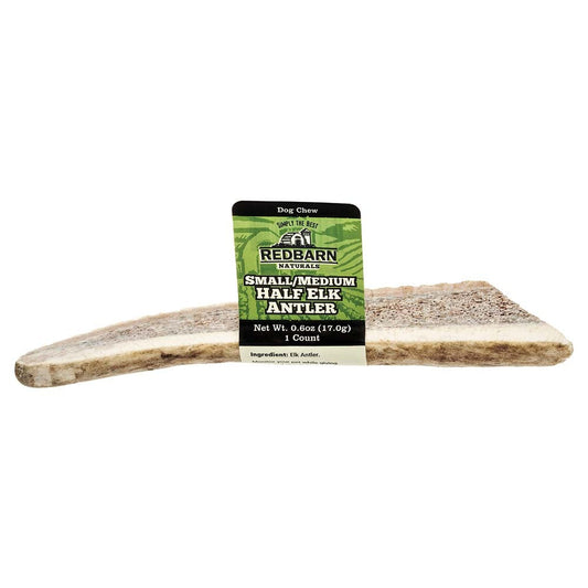 Redbarn Pet Products Natural Elk Antler Dog Treat Split 1ea/SM/MD, 0.6 oz