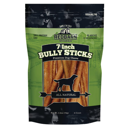 Redbarn Pet Products Bully Stick Dog Treat 1ea/7 in, 6 pk