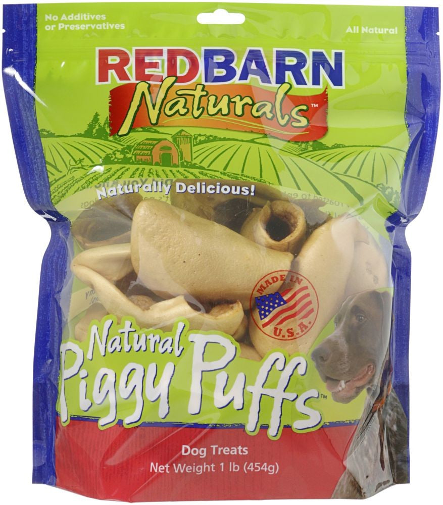 Redbarn Pet Products Naturals Piggy Puffs Dog Treat 1ea/1 lb