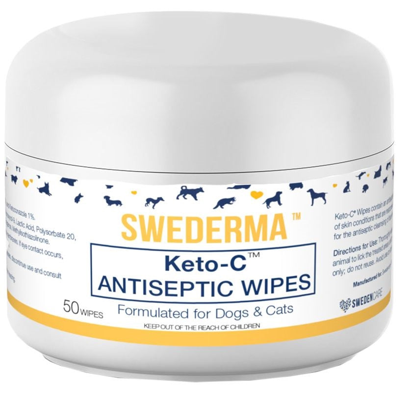 Swederma Dog Wipes Keto-C 50Ct