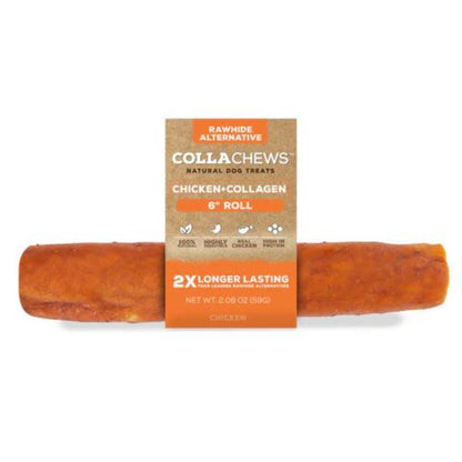 Collachews Collagen Roll PDQ Display Chicken 6in. 30 Count