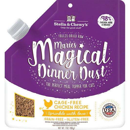 Stella And Chewys Cat Freeze-Dried Marie Magical Dinner Dust Chicken 7oz.