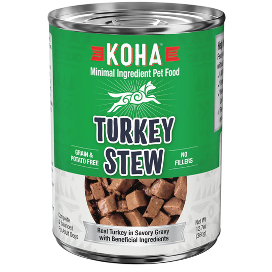 Koha Dog Grain Free Stew Turkey 12.7oz. (Case of 12)