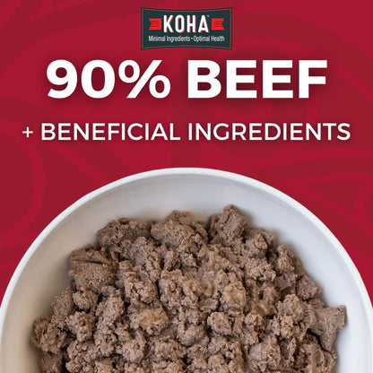 Koha Dog Limited Ingredient Grain Free 90% Beef 13oz. (Case of 12)