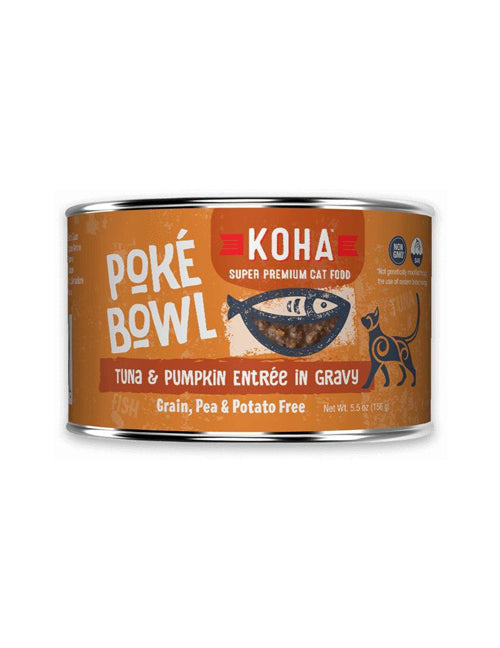 Koha Cat Grain Free Pok Tuna and Pumpkin 5.5oz.(Case of 24)