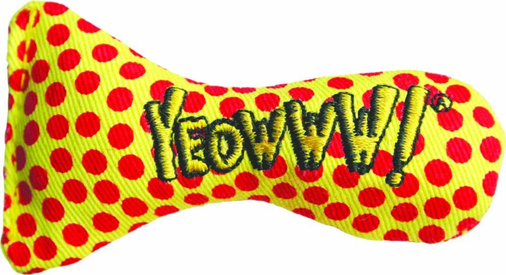 Yeowww! Stinkies Catnip Toy Yellow, Red 1ea/3 in, 12 pk