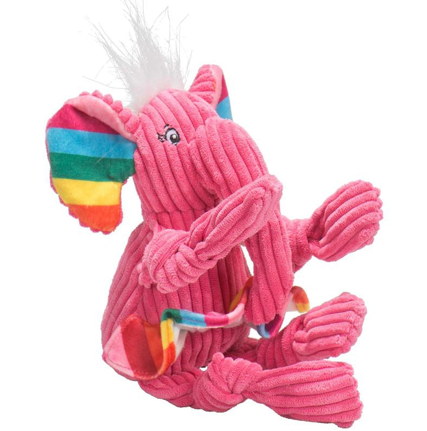 Hugglehounds Dog Rainbow Elephant Knottie Small