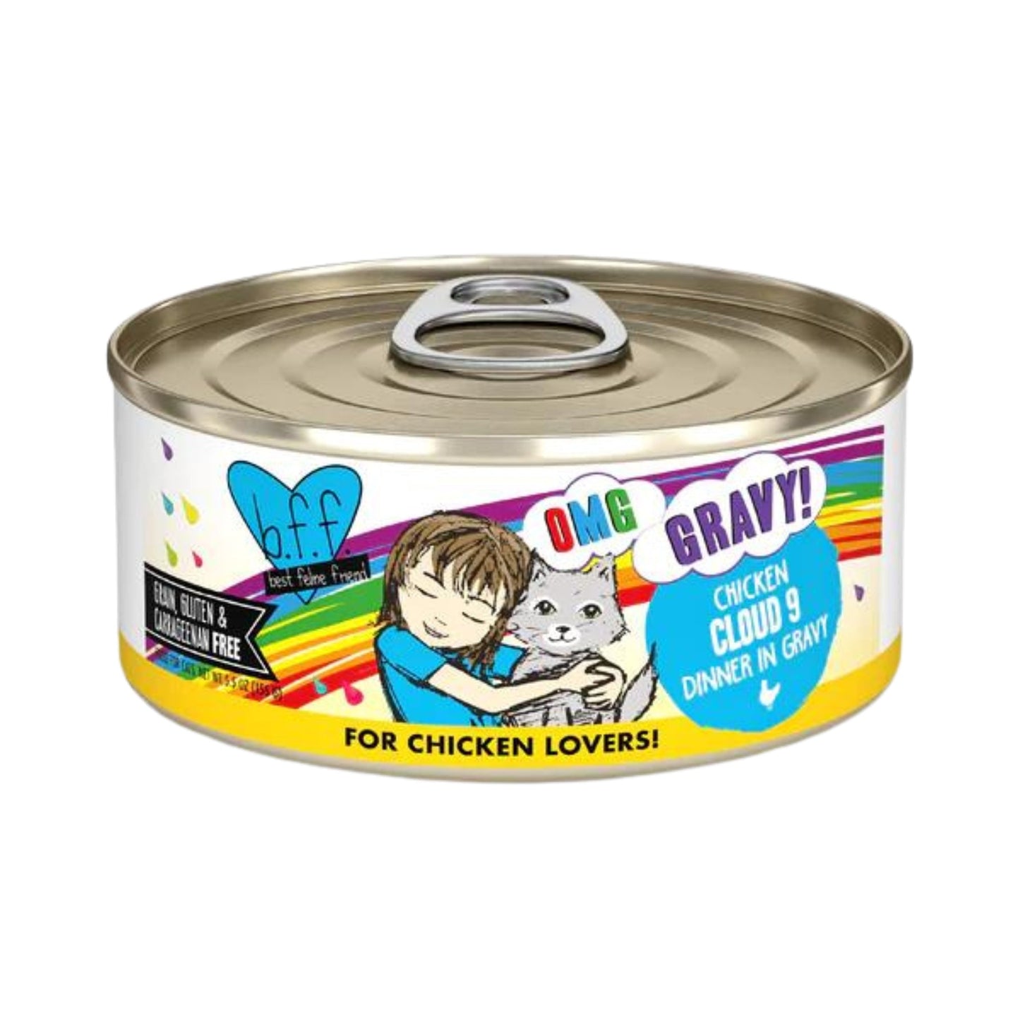 BFF Cat Omg Chicken Cloud 9 Dinner in Gravy 5.5oz. (Case of 8)