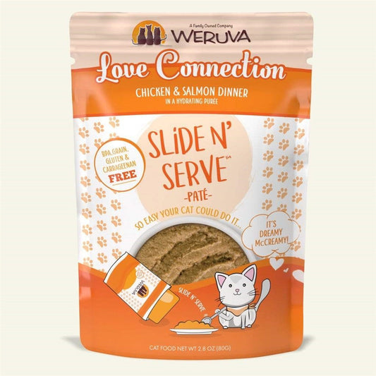 Weruva Cat Pates Love Connection Chicken and Salmon Dinner 2.8oz. (Case of 12)