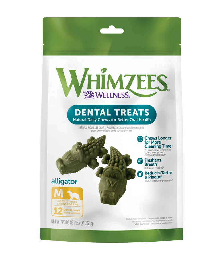 Whimzees Alligators M 12.7 oz. Bag