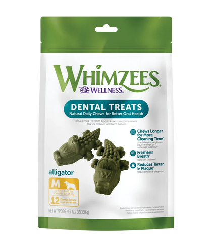 Whimzees Alligators M 12.7 oz. Bag