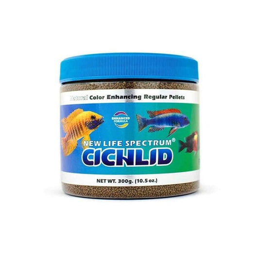 New Life Spectrum Cichlid Sinking Pellets Fish Food 1ea/10.5 oz, Regular