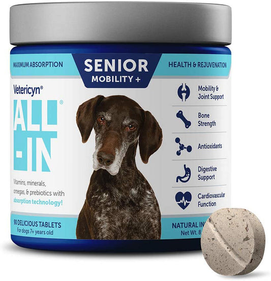 Vetericyn ALL-IN Senior Supplement 1ea/90 Tablets, 7.3 oz