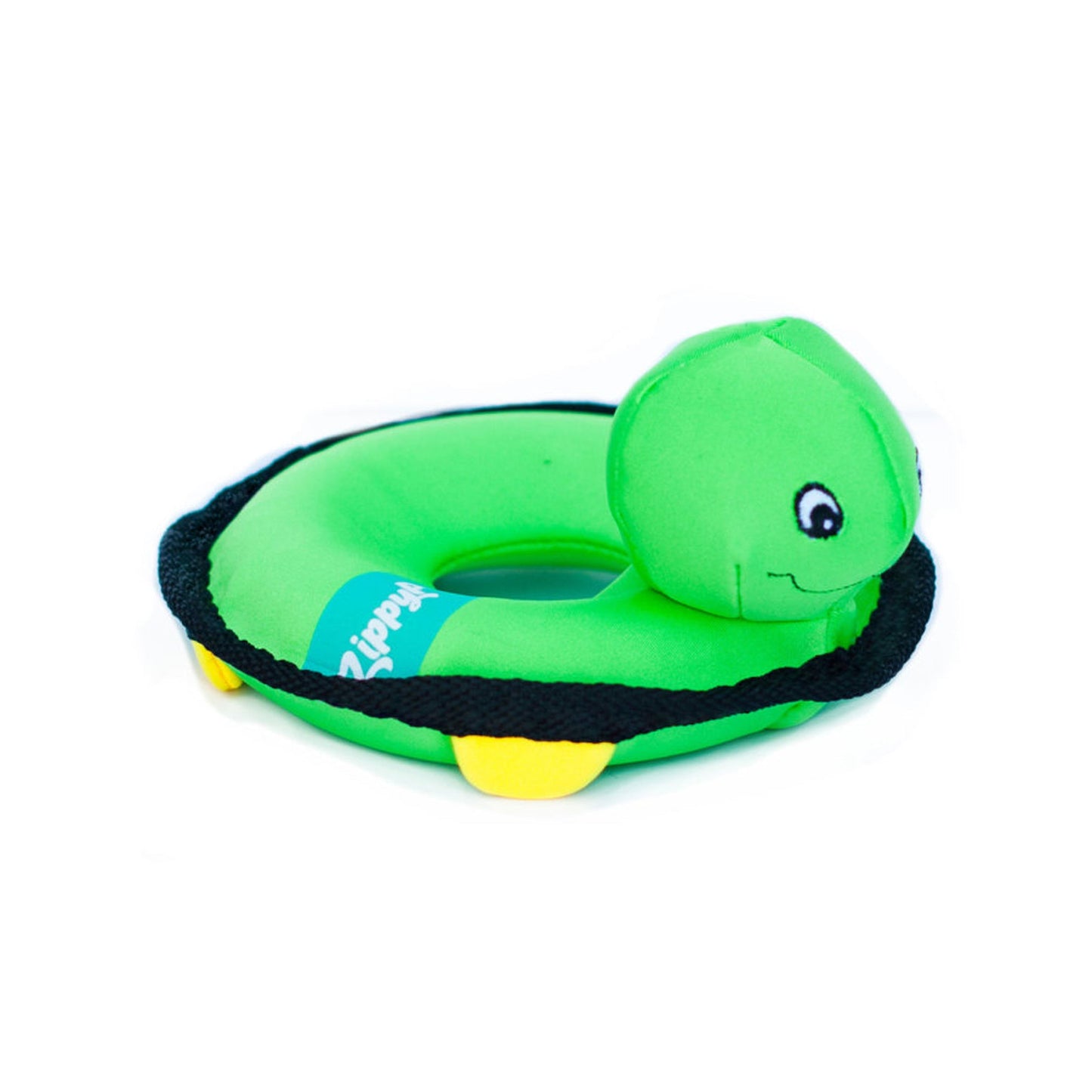 ZippyPaws Z-Stitch Floaterz Dog Toy Turtle Green 1ea/MD