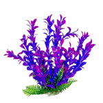 Aquatop Hygro Aquarium Plant with Weighted Base Pink, Purple 1ea/9 in