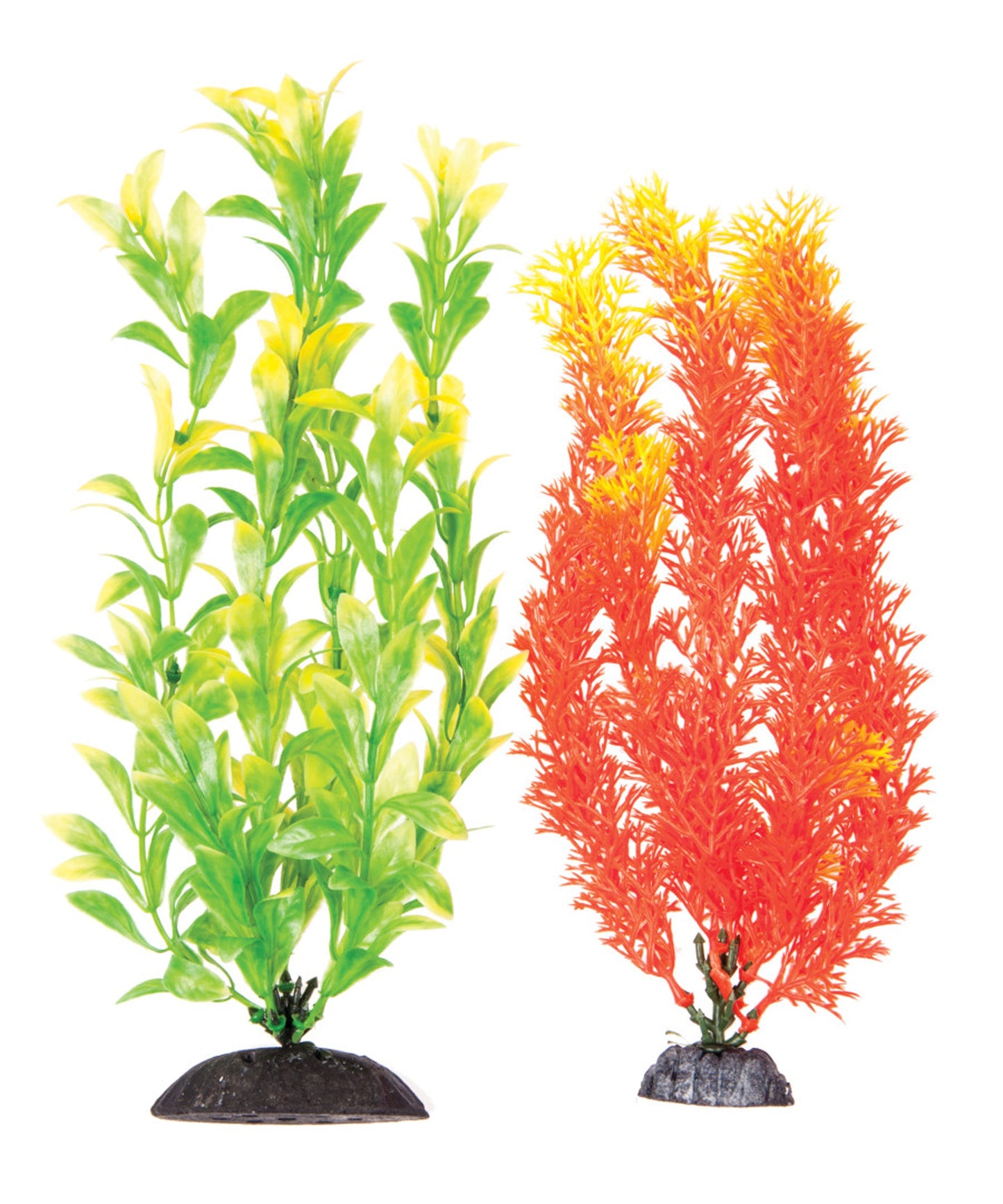 Aquatop Aquarium Plants Orange, Green 1ea/10 in, 2 pk