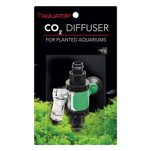 Aquatop In-line CO2 Diffuser for Canister Filters Black, Green, Silver 1ea