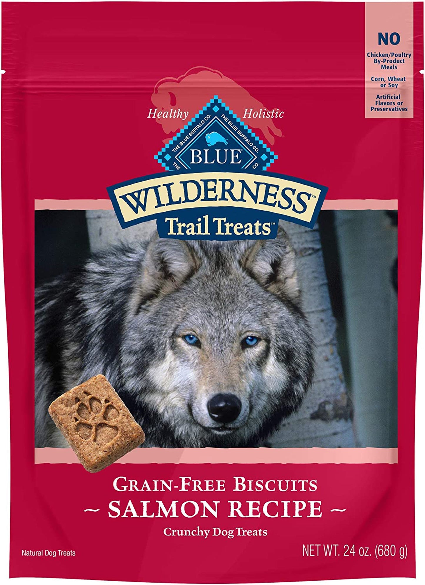 Blue Wilderness Dog Biscuit Salmon 24oz.