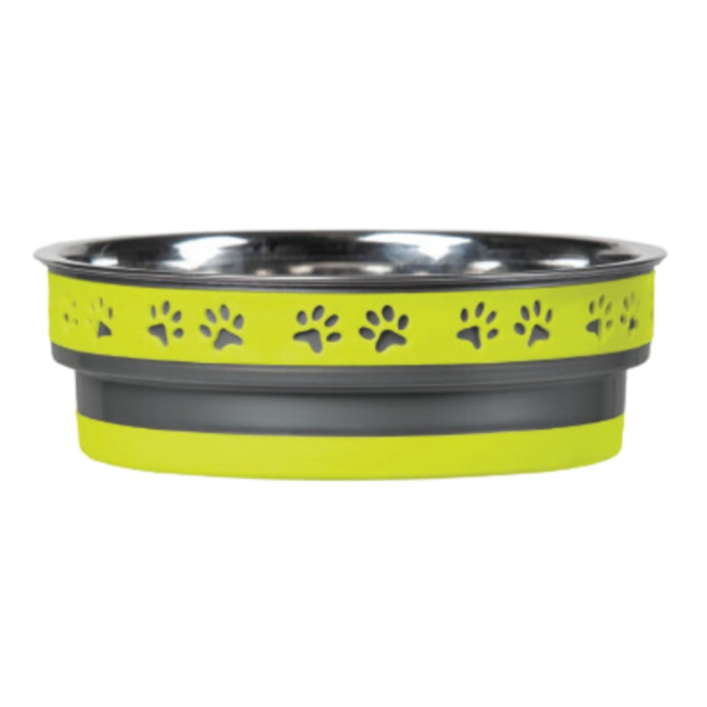 Loving Pets Corsa Pet Bowl Lightning Yellow, 1ea/LG