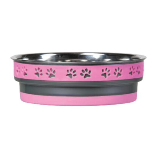 Loving Pets Corsa Pet Bowl Fiery Pink, 1ea/MD