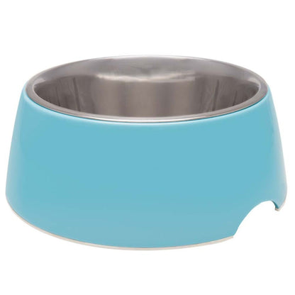 Loving Pets Retro Bowl Electric Blue 1ea/SM