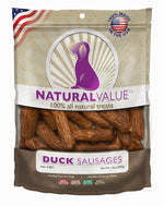 Loving Pets Natural Value Sausages Dog Treats Duck 1ea/13 oz