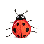 Fabdog Dog Faball Ladybug Medium/Large