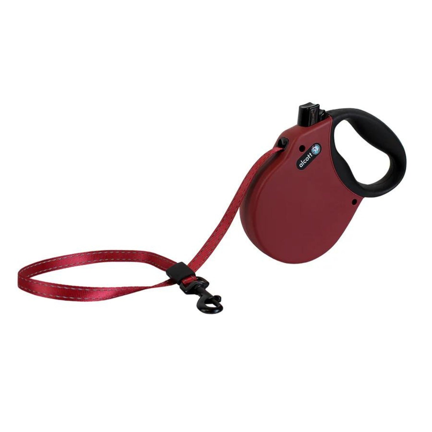 Alcott Adventure Retractable Belt Leash Red Medium-16Ft