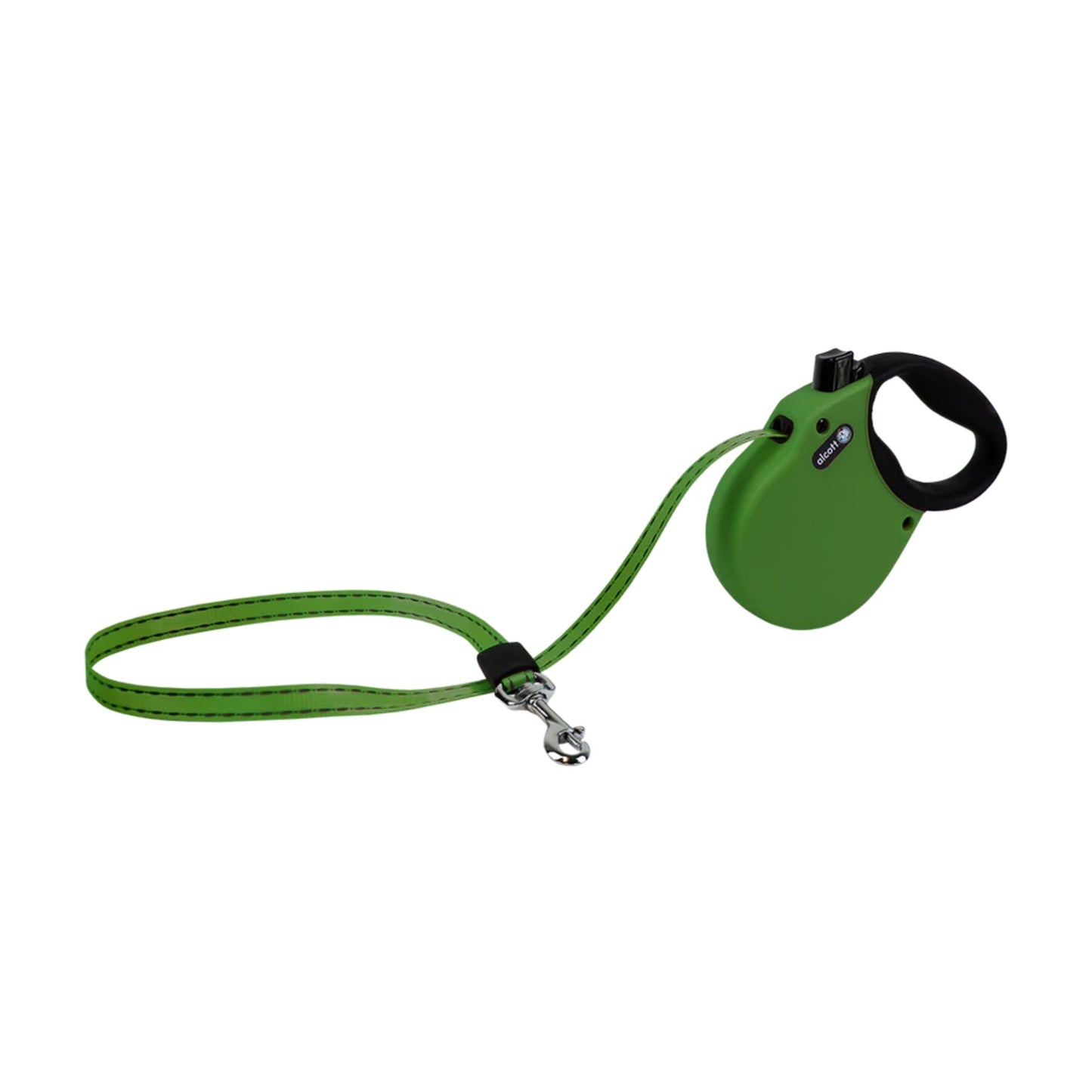 Alcott Adventure Retractable Belt Leash Green Large-16Ft