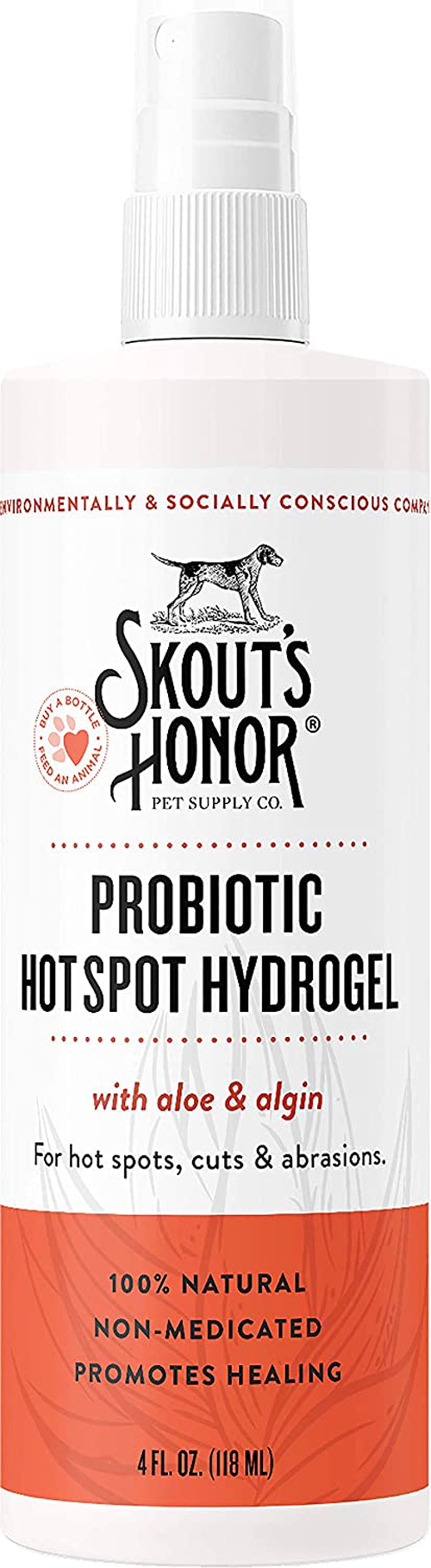 Skouts Honor Dog Probiotic Hotspot Hydrogel 4oz.