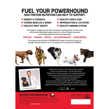 Square Pet VFS Powerhound Dog 4.4Lb  Red Meat