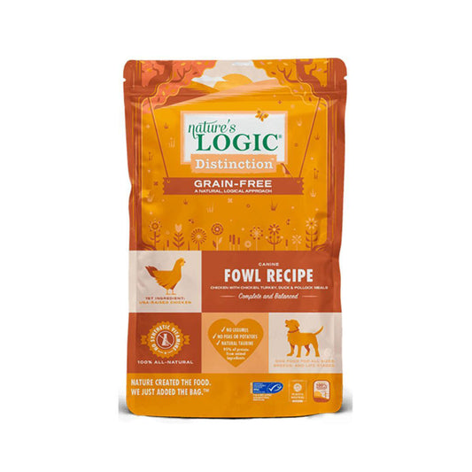 Natures Logic Dog Distinction Grain Free Fowl 4.4Lb