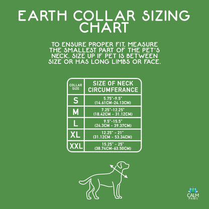 Calm Paws Earth Collar For Dog Recovery Small 5.75-9.5in.