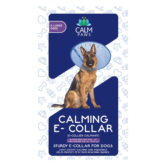 Calm Paws E-Collar Blue XLarge 12.25-21in.