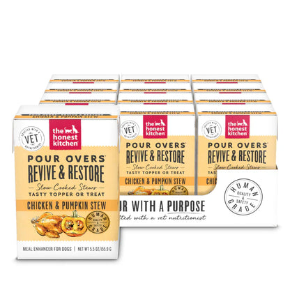 The Honest Kitchen Dog Grain Free Pour Over Revive & Recovery Chicken 5.5oz. (Case of 12)