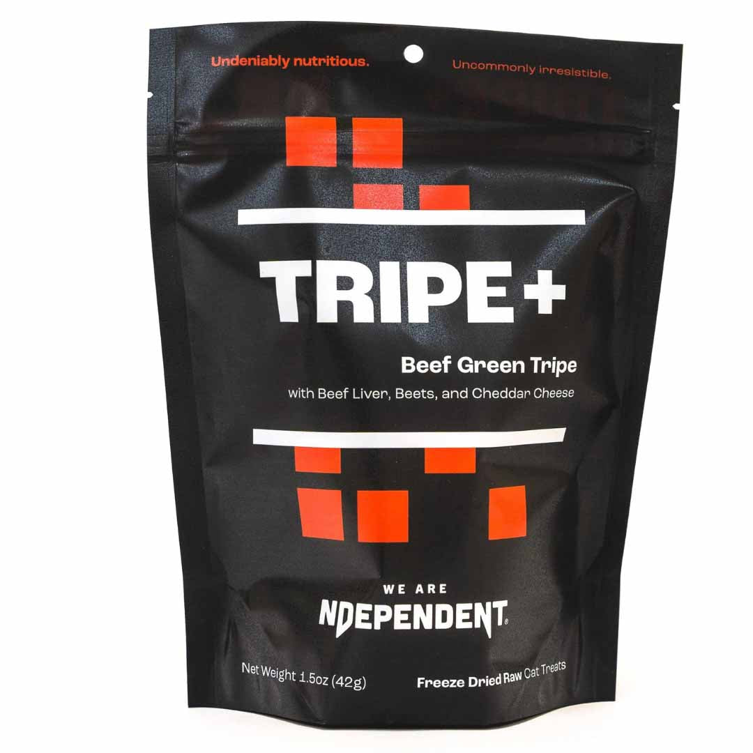 Ndependent Cat Tripe   Freezedried Beef 1.5oz.