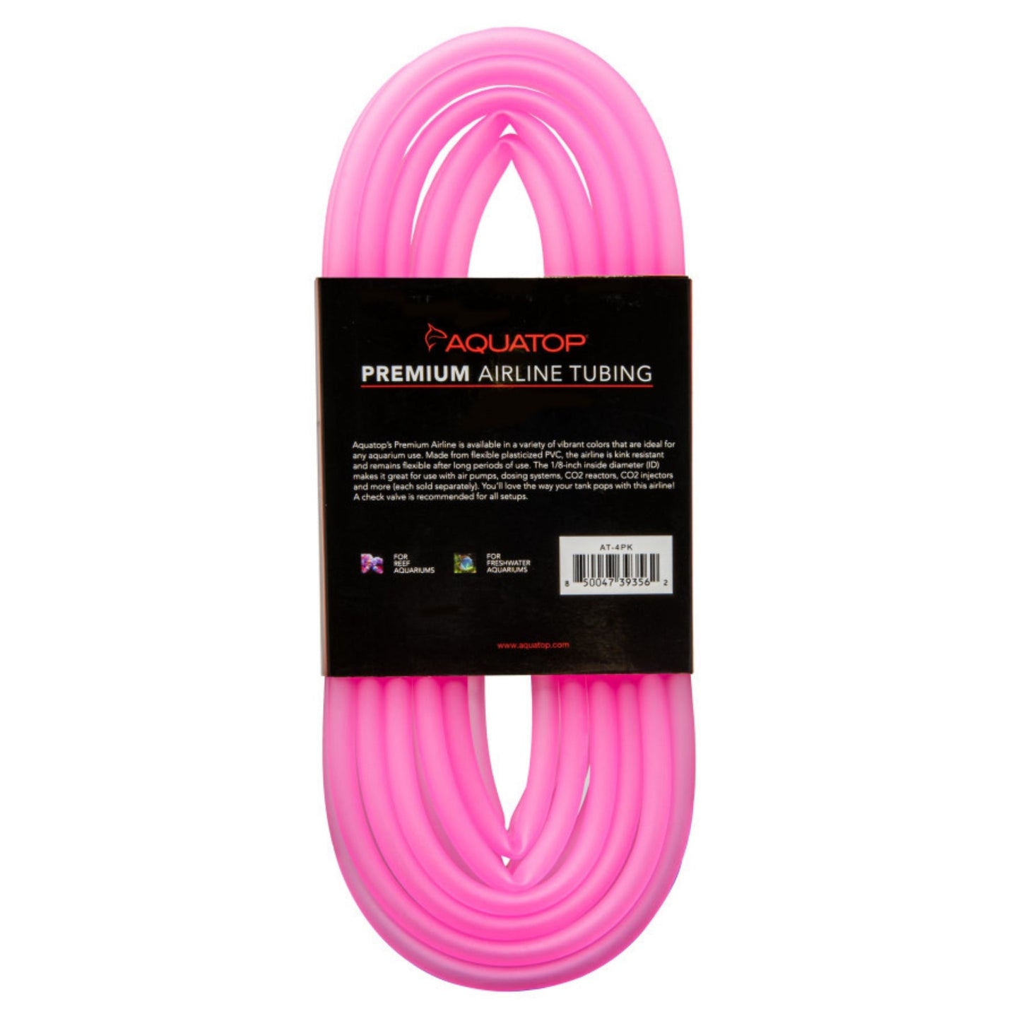 Aquatop Airline Tubing Pink, 1ea/13 ft