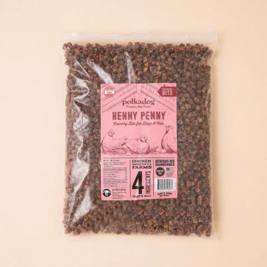 Polka Dog Bakery Dog Henny Penny Bits 5Lb Bulk