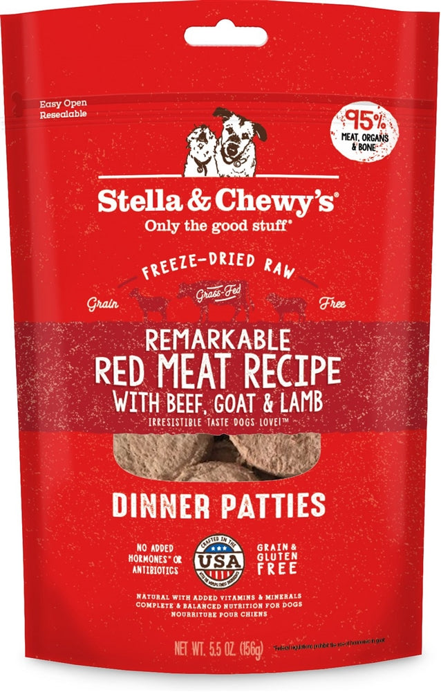 Stella and Chewys Dog Freeze Dried Dinner Red Meat 14 oz.