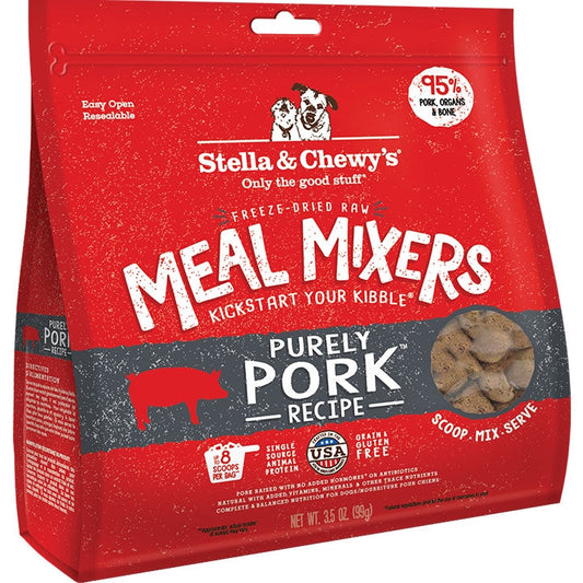 Stella And Chewys Dog Freeze-Dried Mixer Pork 3.5 oz.