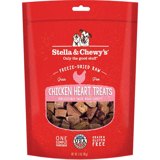 Stella And Chewys Dog Freeze-Dried Treat Chicken Hearts 11.5oz.